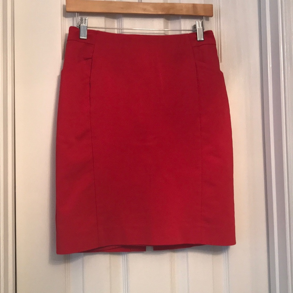 Red H&M skirt